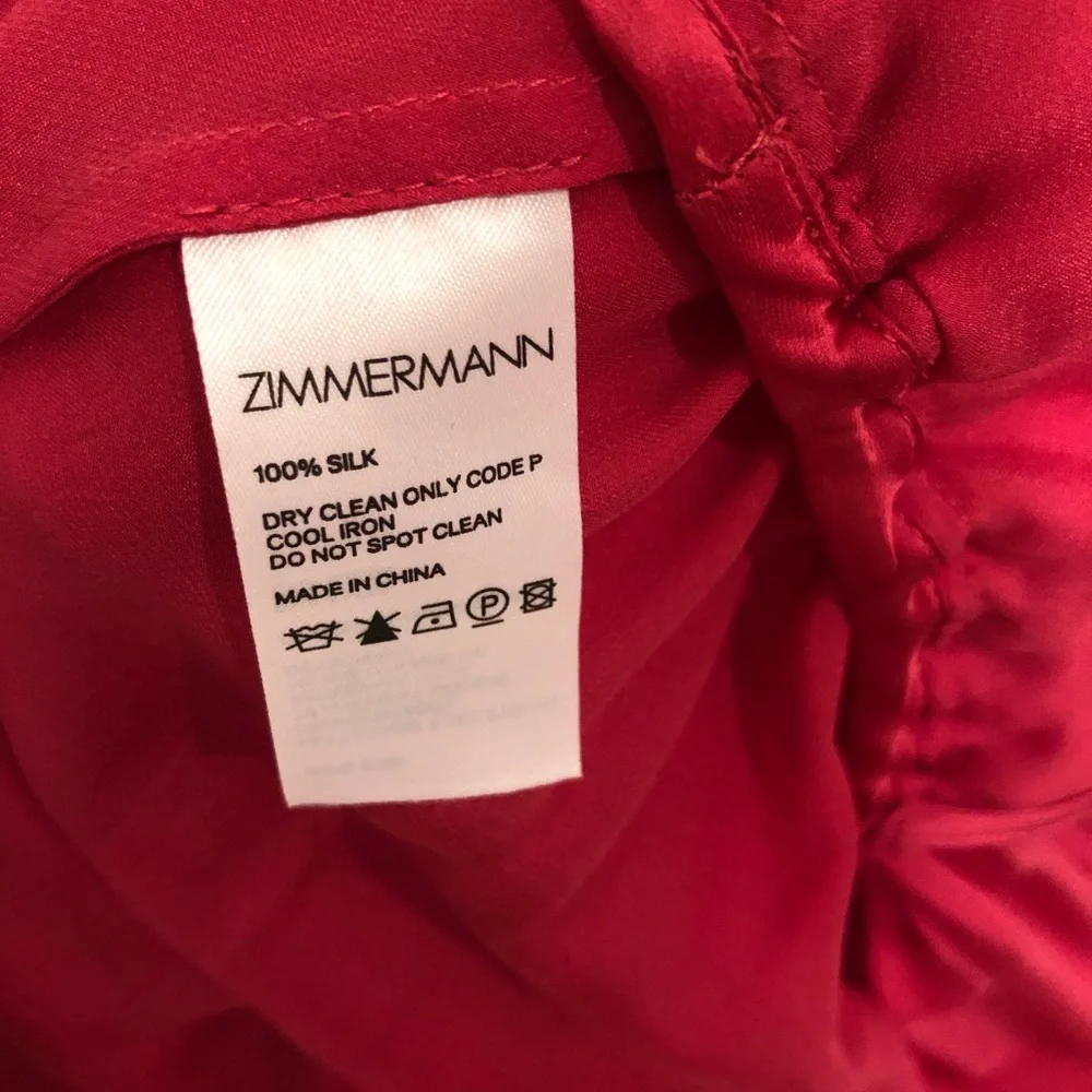 Zimmermann drape dress, size 1 worn x1 - Picture 7 of 11